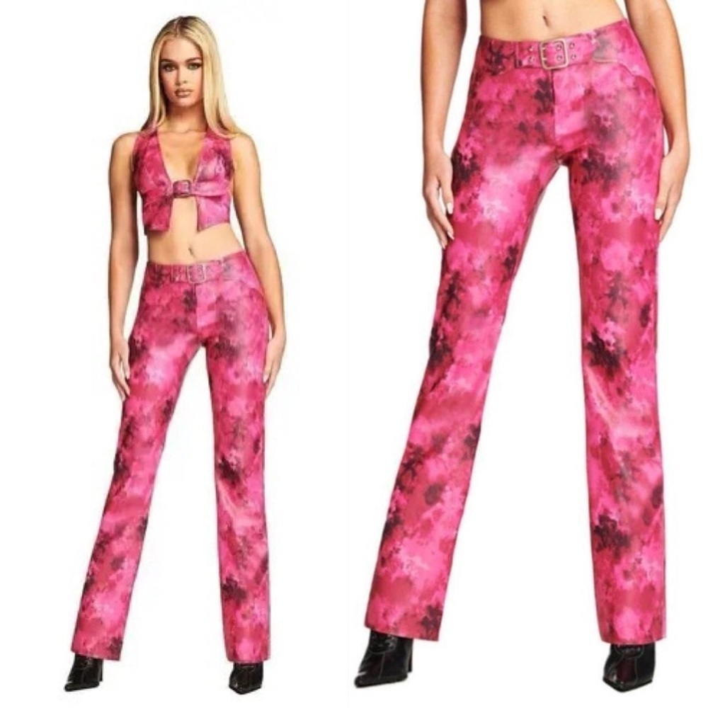 I Am Gia Pantea Pink Camo Pants BlackPink Tomboy I.Am.Gia size XS